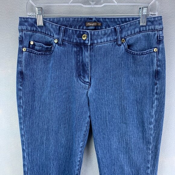 J McLaughlin Jeans Womens‎ 6x30 Blue Skinny Fit Mid Rise Stretch Medium Wash - Picture 2 of 15